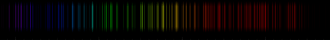 Color lines in a spectral range