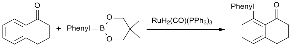 Synthese von 8-Phenyl-1-tetralon aus 1-Tetralon