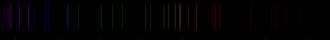 Color lines in a spectral range