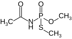 Skeletal formula of acephate