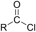 Chemical structure of the -COCl group