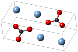 Crystal structure of silver carbonate