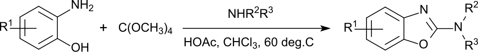 Aminobenzoxazole aus Orthocarbonaten