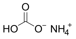 2D model of ammonium bicarbonate