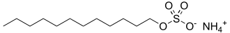 Structure of ammonium lauryl sulfate