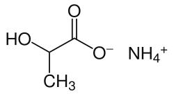 Structural formulae of the constituent ions