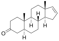 Skeletal formula of androstenone