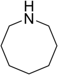 Skeletal formula of azocane