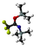 Ball-and-stick model of the BSTFA molecule