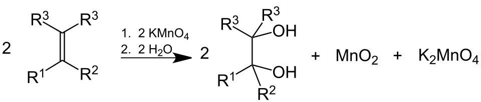 Baeyer's reagent reaction