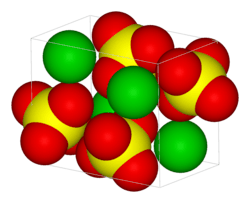 3D model of barium sulfate