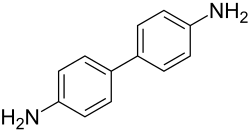 Skeletal formula of benzidine