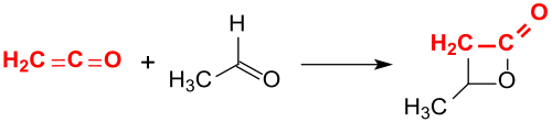 Synthese von β-Butyrolacton aus Keten