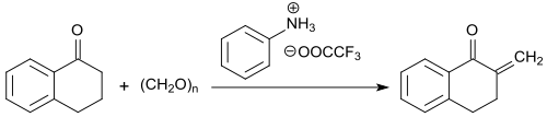 Synthese von 2-Methylen-1-tetralon aus 1-Tetralon