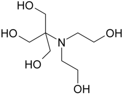Skeletal formula of bis-tris methane