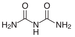 Skeletal formula of biuret