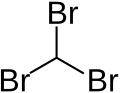 Skeletal formula of bromoform