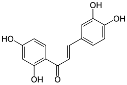 Chemical structure of butein