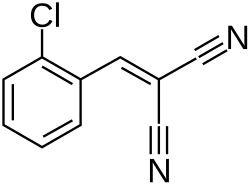 Skeletal formula of CS gas