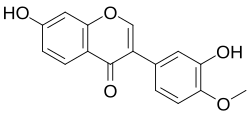 Chemical structure of calycosin
