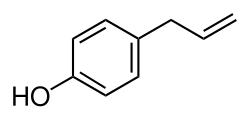 Skeletal formula of chavicol