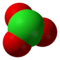 The chlorate ion