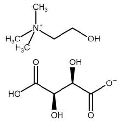 Choline (2R,3R)-bitartrate