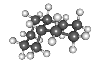 2: ball-and-stick model of cis-decalin