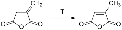 Umlagerung von Itaconsäureanhydrid in Citraconsäureanhydrid