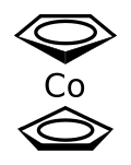 Skeletal formula of cobaltocene