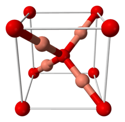 Copper(I) oxide unit cell