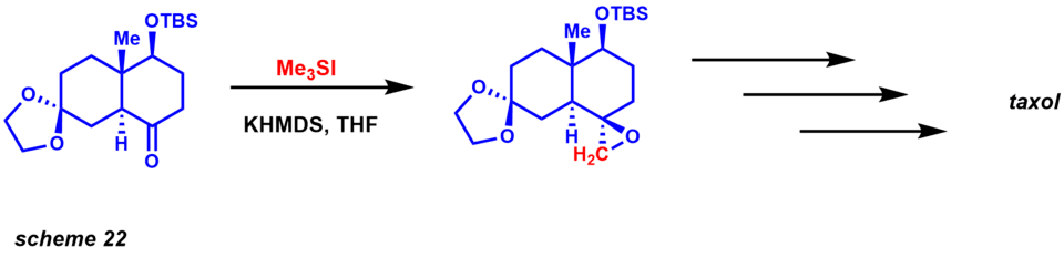 corey-chaykovsky total synthesis example