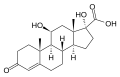 Cortienic acid, inactive metabolite of hydrocortisone