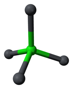 Coordination geometry of Cl−