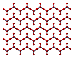 Ball-and-stick model of chromium trioxide