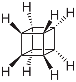 Structural formula of cubane