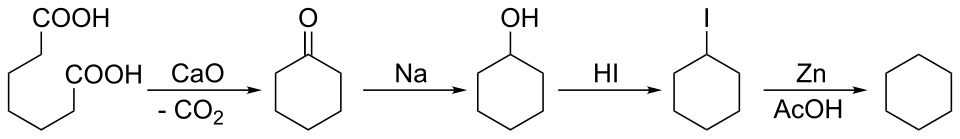 1894 cyclohexane synthesis Baeyer