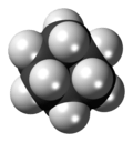 3D structure of a cyclohexane molecule