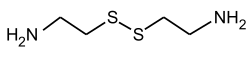 Skeletal formula of cystamine