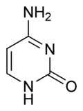 Chemical structure of cytosine