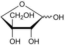 Chemical structure of apiose