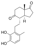 3,4-dihydroxy-9,10-secoandrosta-1,3,5(10)-triene-9,17-dione, a metabolite of cholesterol[15]