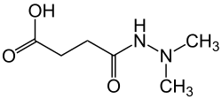 Skeletal formula of daminozide