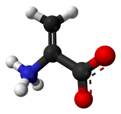 Ball-and-stick model of the zwitterion
