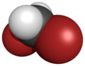Spacefill model for dibromomethane