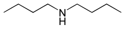 Skeletal formula of dibutylamine