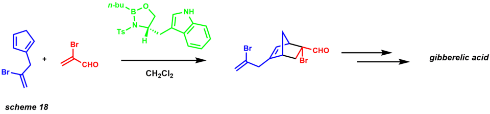 enantioslective diels-alder in total synthesis