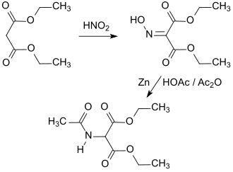 synthesis of diethyl acetamidomalonate