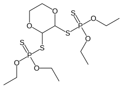 Skeletal formula of dioxathion