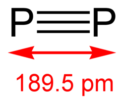 Stick model of diphosphorus